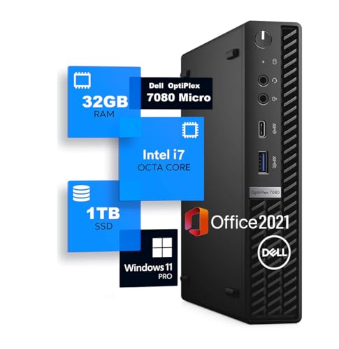 Amazon.co.jp: 【整備済み品】 Dell 超ミニPC OptiPlex 7080 Micro